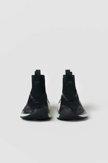 Zara Kids/ Technical High-top Sneakers