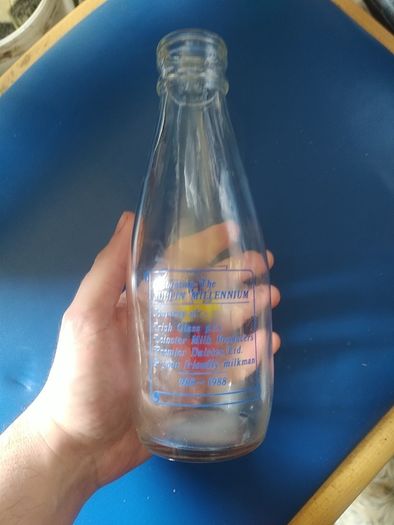 Dublin Millennium milk bottle