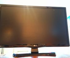 LG TV 22" with Remote / Power cable.  Only E79