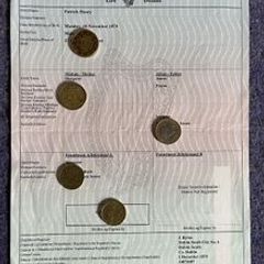 Patrick Pearse - Birth Certificate - Free Postage