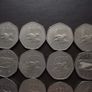 12 Irish coins@50 Pence (1978-1998) Image 5