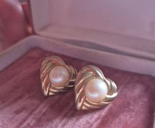 Vintage Heart Earrings