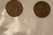 1966 Australian 2 cents