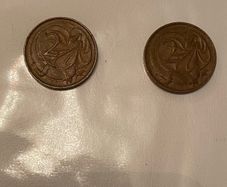 1966 Australian 2 cents