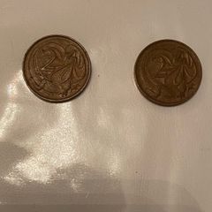 1966 Australian 2 cents