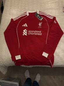 Liverpool Home Jersey Long Sleeve Medium