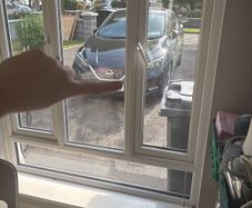 Grey window