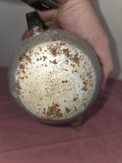 Antique Souvenir from British Empire Exhibition London 1924 Swan Brand Teapot