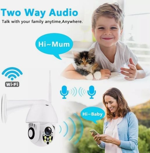 2MP Smart Wi-Fi Cctv Night Vision Calving Security Camera Wifi Indoor/Outdoor Hd Ptz Home