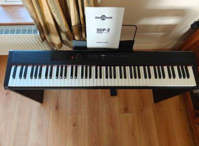 Gear4Music SDP-2 88 Key Digital Piano with Stand