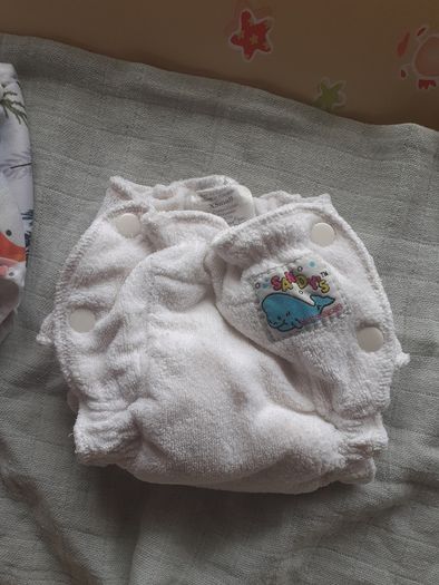 Fitted Nappies and Wraps for 0-6 months
