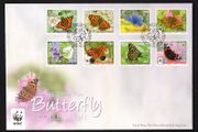 2011 Isle of Man The Isle of Man Butterfly Collection Commemorative Stamps First Day Cover (FDC)