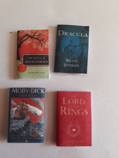 Miniature books for dolls house