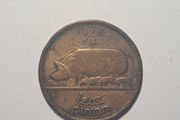 Ireland half penny coin