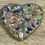 Beautiful Handcrafted China Mosaic Heart Magnet Image 5