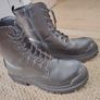 Black Chunky Boots  Size 7 Image 2