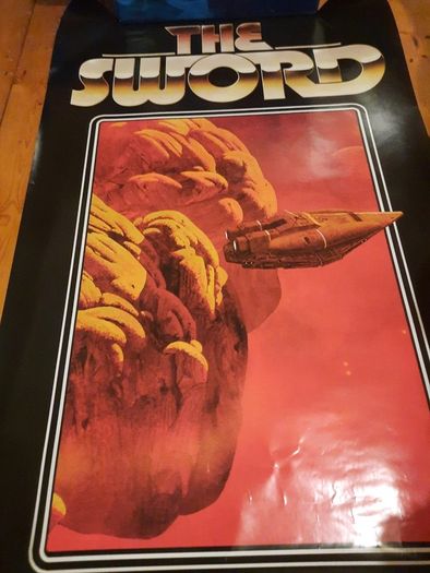 THE SWORD (PRICE DROP!)- Rare Promo Poster for Warp Rider album