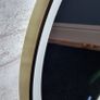 LED Bathroom Mirror Gold Demister Touch Bright Image 4