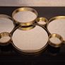 Gold Circles Mirror Image 2