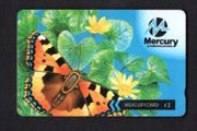 Great Britain Mercury Butterfly (Mercury Pager)(GPT - Magnetic) Phone Card