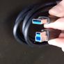 Dell 1.8m USB 3.0 Type A to B Cable Black Monitor Dock 6ft Image 4