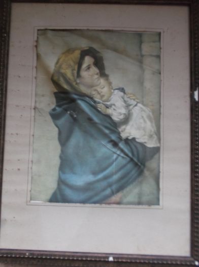 Beautiful Vintage Picture for Upcycling/Free Shipping