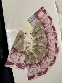 20 pound banknotes Irish circulated year 1995 -1999 at 30 euro each