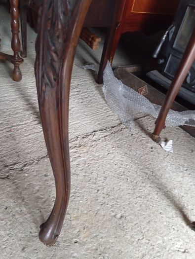 Antique envelope card table