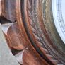 Art Nouveau Stunning Oak Aneroid Barometer Image 10
