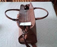 Lady's Handbag, Brown, brand new, unwanted gift