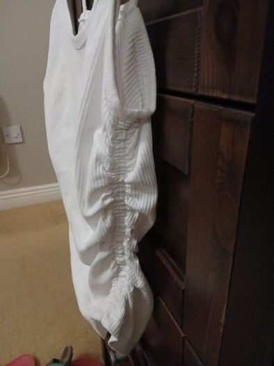 Zara white vest