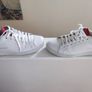 Tommy Hilfiger mens white leather trainers Image 2