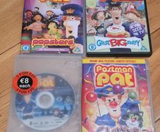 Free Postman Pat DVDs x4
