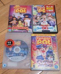 Free Postman Pat DVDs x4