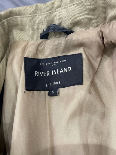 River Island Beige Trench Coat