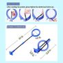 Swing Wheel with Light Wheel, Children's Flashing Jump Ring, Children's Flashing Jump Ring, Foot Gyro, Jumping Ball, Flashing Foldable Flash Jumping Ball, Flashing Jump Ball Image 2