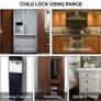8 Pcs Transparent Child Safety Cupboard Door Lock, Adjustable Baby Safety Strap Locks with Premium Adhesive No Drilling, Proofing Cabinet Locks for Cabinets, Drawer, Closet, Fridge (8 Pieces) Image 5