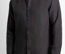 Hugo Boss Black Washed Linen Shirt