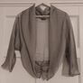 Roman 3/4 Sleeve Ruched Hem Chiffon Bolero BNWT Postage Included Image 3
