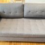 Sofa 3 Seater with Chaise Lounge Grey Image 10