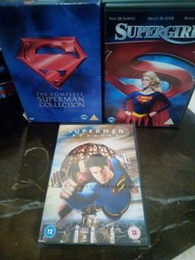 Superman Dvd Collection Dc Comics Supergirl Christopher Reeve