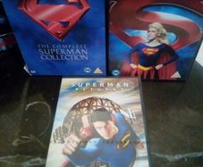 Superman Dvd Collection Dc Comics Supergirl Christopher Reeve