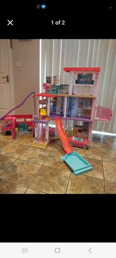 barbieBarbie Dreamhouse, Campervan and Car with all accessories and barbies