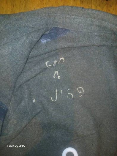 Original Irish Army uniform, Helmet  and Greatcoat  1940s/50s