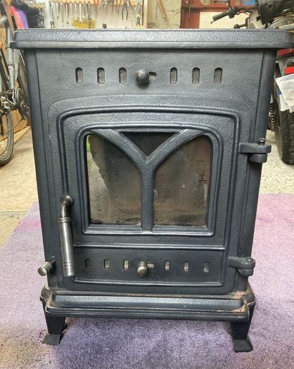 fireplace and stove