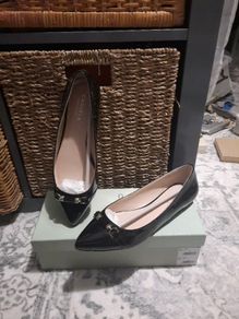 carvela black patent shoes