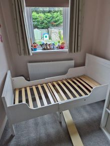 extendable ikea bed