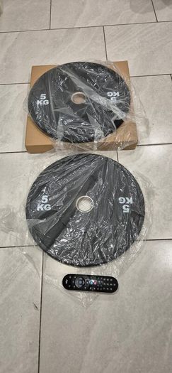 brand new 4x5kilo olympic bumper weight plates