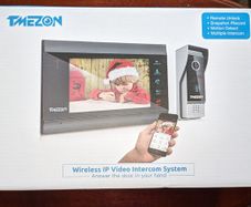 TMEZON 7 Inch 1080P Wireless/Wifi Smart IP Video Door Phone Intercom