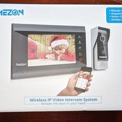 TMEZON 7 Inch 1080P Wireless/Wifi Smart IP Video Door Phone Intercom